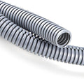 ZhiYo 20FT 3/8” Wire Loom Split Tubing Auto Wire Conduit Flexible Cover | High Temperature Heat Resistant -40F to 257F | Plastic Cover for Electrical Wires & Cables, Grey