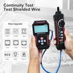 NOYAFA NF-8209S Upgrade Advanced Network Cable Tester with PoE& NCV, Cable Length Test, Port Flashing, Multifunction Anti Interference Scanning Modes Wire Tracker