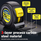 Tape Measure 25 ft, Easy Read Measuring Tape Retractable, Self-Locking Measurement Tape 1-Inch Wide x 25 ft