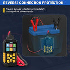 AUTOOL Car Battery Tester 12V 24V Battery Load Tester 30-2000 CCA Automotive Battery Tester, Cranking Charging System Analyzer, Color Screen Data Review Reverse Polarity Protection