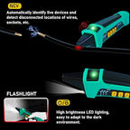 Xin Tester Digital AC Circuit Breaker Finder Tool with Integrated GFCI Outlet Tester, 90-120V NCV Electrical Circuit Tracer Automatically Scan Voltage Detector Electrician Tool XT-33A