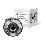 Benchmark Abrasives 4.5" x 7/8" Premium High Density Jumbo Zirconia Type 29 Flap Discs 4 1/2 for Angle Grinder, Sanding Discs, Finishing - Grinding Wheels 4 1/2 Inch (10 Pack) - 80 Grit