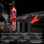 Multifunctional Car Circuit Tester,Digital Display Short Circuit Finder,6-24V AC/DC Car Power Tester, Component Activation Electrical Tester for Trailer Lights Testing/Continuity Testing
