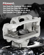 cciyu Rear Right Brake Caliper Assembly w/Bracket 18B5262 For Ford For Explorer 2011-2019,For Ford For Flex 2010-2014,For Ford For Taurus 2013-2014,For Lincoln For MKT 2010-2014