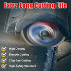 7" Diamond Saw Blades for Angle Grinder, X-Turbo Tile Cutting Blade for Dry & Wet Cutting, Fast Smooth Cutting for Alabaster Concrete Granite Marble 1PC