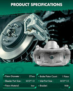 SCITOO 19B2916 Front Right Disc Brake Caliper Assembly w/Bracket For Honda For CR-V 2005-2006