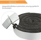DOBTIM Foam Foil Pipe Insulation Wrap 3 in x 32 ft,Reflective Foil Insulation Tape Self Adhesive with High Resilience for Pipe Insulation Wrap