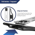 Pacific Arc 18 Inch T Square, Traditional Acrylic Graduated in Inch and Metric, Detachable Head