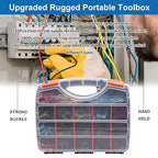Tnisesm 620Pcs Marine Grade Heat Shrink Wire Connectors kit 22-10 AWG Electrical Connectors Ring, Ring Fork Spade Butt Splice Terminals