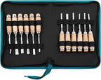 Monkey King Bar-12pcs Wood Carving Chisel Set- Sharp Woodworking Tools with Case Storage