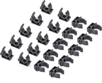 Pipe Clip Plastic Tubing Clamp for 3/4"(25mm OD) Tubing 20PCS