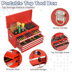 Rolling Tool Box with Wheels, 8-Drawer High Capacity Tool Chest with Wheels, Removable Storage Toolbox with Lock for Garage, Workshop