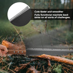 Hand Saw, Multifunction Camping Saw Outdoor Tools Long Saw with Machete for Bushcraft, Trees Cutting, Outdoor Hunting, Garden Work, Survival, Yard Work, XL Teeth Edition (Sliver)