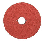 Benchmark Abrasives 4 1/2 Inch Sanding Discs Ceramic Resin Fiber Grinding Disc for Grinding, Stripping on Wood, Fiberglass, Metal, 7/8" Arbor Angle Grinder Sanding Disc, 25 Pack - 50 Grit