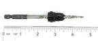 FTG USA Adjustable Wood Countersink Drill Bit #12 (7/32") with Tapered Drill Bit for Woodwork