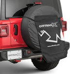 Spare Tire Hanging Mesh Trash Bag Heavy Duty Cargo Storage Bag for Wrangler, Bronco, Jeep, Truck, SUV, Car, Trunk Organizer for Camping, Beach, Outdoor, Off-Road Recovery Gear