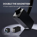 2025 New Magnetic Light, 18W Machine Light, 1800 Lumens Flexible Lathe Work Light for CNC Milling Machine Drill Press Lighting 12T Base