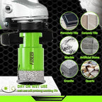 Diamond Core Drill Bits 1" 2pcs 25mm Granite Drill Bits for Porcelain Tile Granite Marble Masonry Brick