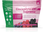 Jigsaw Health Electrolyte Supreme | Broad Spectrum of Electrolytes + Trace Minerals | Berry-Licious Flavor | 60 Servings (Packets)