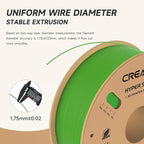 Official Creality Hyper PLA Filament 1.75mm, High Speed PLA 30-600mm/s 3D Printer Filament, Dimensional Accuracy +/-0.02mm, Fit Most FDM 3D Printers，1KG(2.2lbs) Spool Green