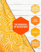 VENTURE 4TH Microfiber Beach Towel: Quick-Dry, Compact, Sand-Free, Absorbent, Sandproof and Lightweight - Perfect for Camping, Beach, and Roadtrips (Orange Mandala Design | 35x78 inches)