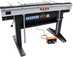 KAKA INDUSTRIAL Magnetic Pan and Box Brake, 60-InchElectro Metal Brake Bender, 8-Ton Box and Pan Brake with Foot Pedal Control, 16-Gauge Mild Steel Capacity, 220V-60HZ-1PH EB-6116