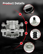 cciyu Rear Brake Calipers w/Bracket 18B5039 18B5038 For Chrysler For 200/For Cirrus/For Sebring,For Dodge For Avenger/For Caliber,For Jeep For Compass/For Patriot,For Mitsubishi For Lancer