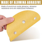 6 Inch - 6 Hole Hook and Loop Sanding Discs 150 Grit, Random Orbital Sandpaper for Automotive and Woodworking - 100 Pack