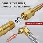 ARCCAPTAIN Oxy Acetylene Cutting Torch, Heavy Duty Cutting Torch Kit, CA2460 Cutting Attachment Weldig Torch with Check Valve, Cutting Tip 1-101 and 8-MFA Heating Nozzle