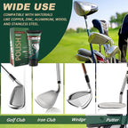 Golf Club Cleaning Kit 3-in-1 with Golf Club Cleaner Brush, Towel and 200g Golf Club Polish - Golf Club Care Kit for Instant Groove Rust & Scratch Remover - Golf Accessories for Men