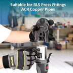 7PCS Press Jaws Kit 1/4" to 1 1/8" for RLS ACR Copper Pipes Compatible with Standard Press Tools (32 kN/ 7,200 lbs) Suitable for HVAC/R, Refrigeration Hydraulic Pressing Tools