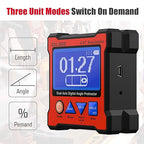 Digital Protractor DXL360S GYRO + Gravity 2 in 1 Digital LCD Protractor Inclinometer Dual Axis Level Box 0.01°Resolution