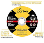 50 Pack Cut Off Wheels 4 1/2 inch Thin Metal & Stainless Steel Cutting Wheel, Professional Fast Cutting Disc for Angle Grinder