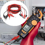 Sumnacon Multimeter Test Lead Set - Stackable Banana Plug to Test Hook, Banana Plug to Alligator Clips Test Cable Kit, Flexible Silicone Electrical Test Wire Leads with Protective 9.8Ft/3M