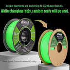 PLA+ 3D Printer Filament Luminous Green, 1.75mm No Tangle, Net Weight 2.2lbs Spool (1kg, PLA Pro Plus, Green with Glow in The Dark Effect