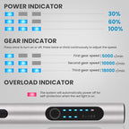 Electric Engraving Pen with 37 Bits, USB Rechargeable Cordless Etching Engraving Tool, Portable DIY Rotary Engraver for Jewelry Wood Glass Stone Carving (Silver)