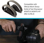 12 Pcs 1/2" x 12" Knife Sharpener Sanding Belts, 2500 Fine Grit Replacement Belt Fits Work Sharp Knife & Tool Sharpener(WSKTS & WSKTS-KT/Mk.1 & Mk.2)
