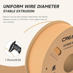 Official Creality Hyper PLA Filament 1.75mm, High Speed PLA 30-600mm/s 3D Printer Filament, Dimensional Accuracy +/-0.02mm, Fit Most FDM 3D Printers, 1KG(2.2lbs) Spool Peach Fuzz