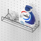 Pegboard Shelves, Peg Board Hooks, for Organizing Various Tools, 4 Packs, Black