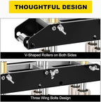 Three Station Edge Roller Bender 0-90° Bending Angle，Sheet Metal Bender Edge Roller 3 Station Design Edge Roller，Suitable for Sizes 29 to 22 Steel, Making 5/8 "to 4" (16 to 102 mm) Elbows