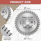 Wood Saw Blade TCT Circular Cutting Blade for Woodworking ((1pc(36T/10MM)))