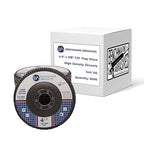 Benchmark Abrasives 4.5" x 7/8" Premium High Density Jumbo Zirconia Type 27 Flap Discs 4 1/2 for Angle Grinder, Sanding Discs, Finishing - Grinding Wheels 4 1/2 inch - (3000 Pack) - 120 Grit