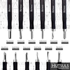 Hutsuls Wood Carving Tools Set - Easy to Use 12 pcs Mini Wood Chisel Beginner Wood Carving Kit for Adults & Kids Carving Kit Gift