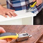 Upholstery Staples Remover Staple Puller Tool, Staple Remover Heavy Duty Removing Stapler for Furniture Carpet Floor Cartons Wooden Case,Yellow