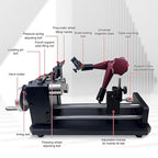 Concentricity Tester, Coaxiality Measuring Instrument, Measuring Dia 3-35mm, Length 102mm, Precision Resolution 0.002mm, with A Two Measuring Stand and an Sliding Guide Rail