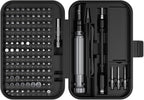 Precision Screwdriver Set, SOONAN 150 in 1 Electronics Tool Kit with 120 Bits Magnetic Screwdriver Set & 30-bit Tool Set Handy Repair Tool for Computer Phone Watch Camera Laptop, Black