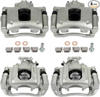 cciyu Front & Rear Brake Calipers w/Bracket 2008-2012 For Chrysler For Town & Country,2008-2012 For Dodge For Grand Caravan,2009-2012 For Volkswagen For Routan 18B5044 18B5045 18B5081 18B5080