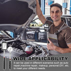 6 Pcs Telescoping Inspection Mirror,Retractable Round Mechanical Mirror Tool,Under Vehicle Square Inspection Mirror,Car Visual Reflector,Retractable Detection Mirror Repair Tool