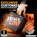 SOMELINE Wire Terminals Crimping Tool, with 39 Sizes Insulated Ratcheting Terminals Crimper Kit of AWG 22-10 Insulated Electrical Butt Bullet Spade Fork Ring Spade Splice Crimp Terminals
