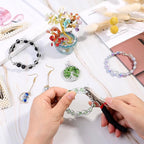 Wire Cutters, Small Side Cutters for Crafts, Flush Cutting Pliers for Jewelry Making, Floral Wire Cutters for Artificial Flowers, Zip Tie Cutters for Cable Tie, Wire Cutting Tool for Guitar Strings
